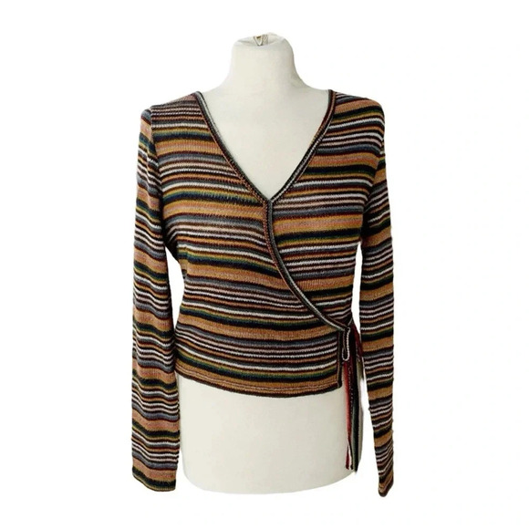 Live In The Moment || Multi Wrap Sweater Knit M - Picture 1 of 6